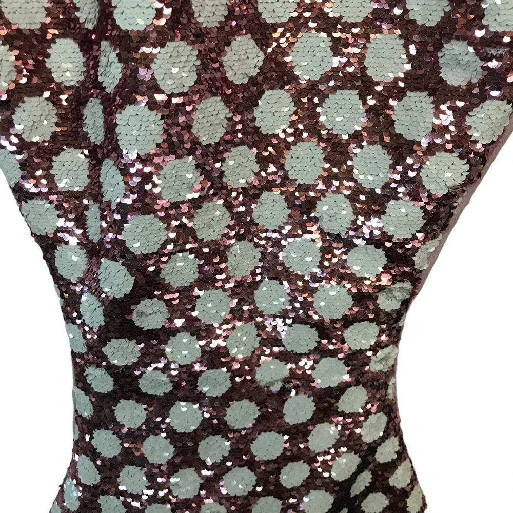 Cynthia Rowley Kids Mermaid Tail Blanket Pink White Sequin Polka Dot‎ Fleece